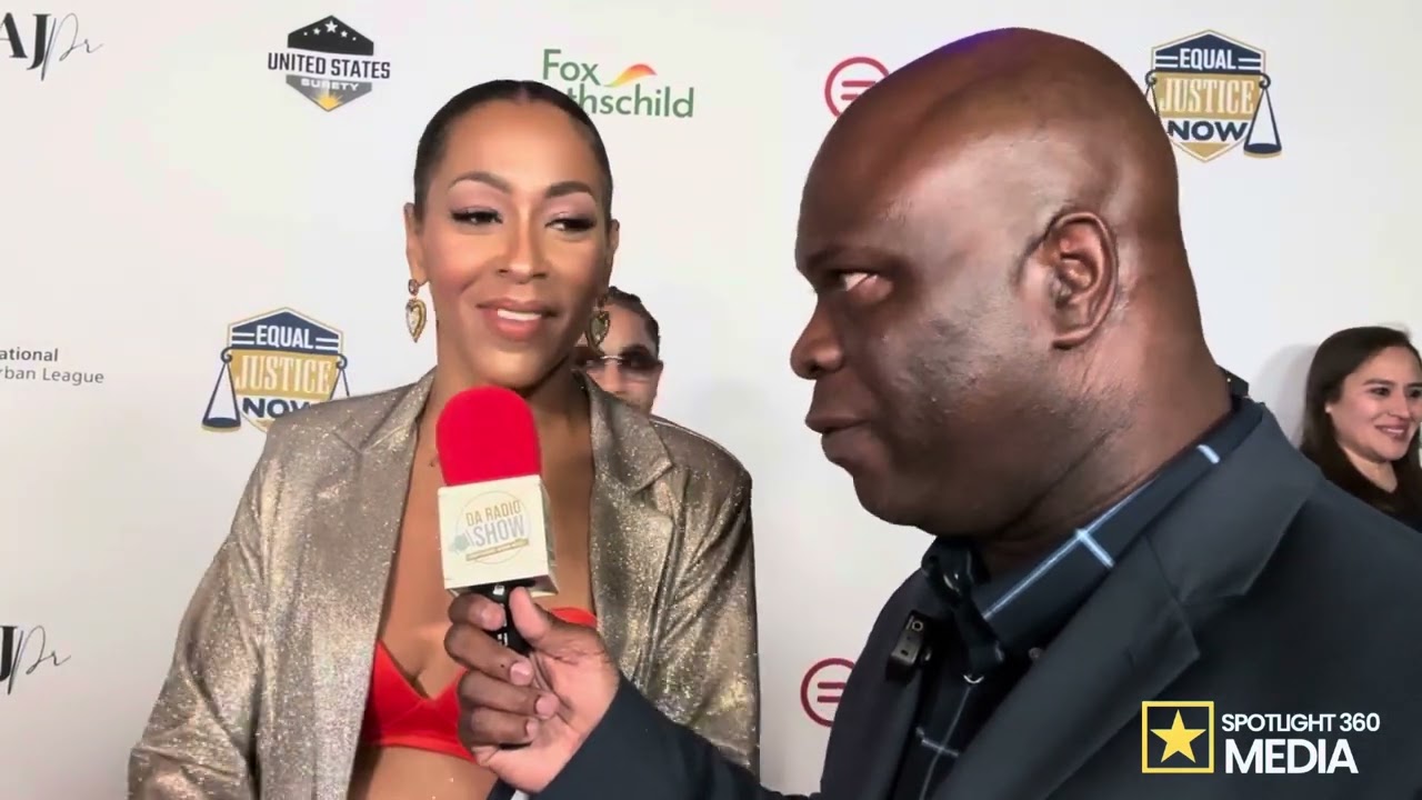 Amina Buddafly  interview at the Equal Justice Now Awards 2024. In Los Angeles, CA