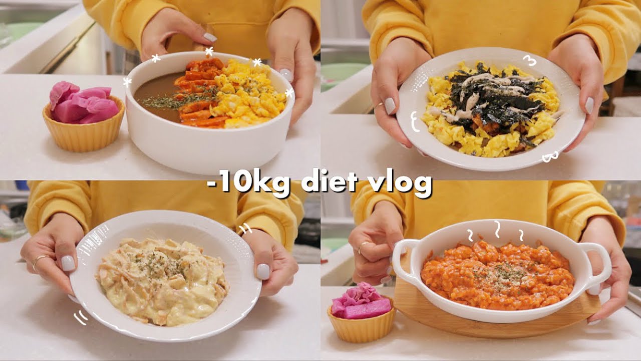 SUB)👩🏻‍🍳다이어터의 영원한 동반자, 닭가슴살을 이용한 맛있고 건강한 다이어트식단 요리브이로그(리조또,카레덮밥,까르보나라,비빔밥,반반피자)소맛닭|slow diet|mukbang