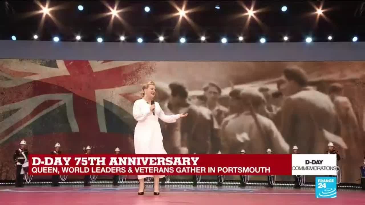 D-Day anniversary: Singer Sheridan Smith performs 