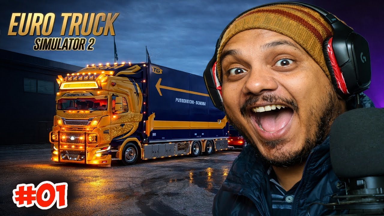 Playing EURO TRUCK SIMULATOR 2 for 1st Time!
