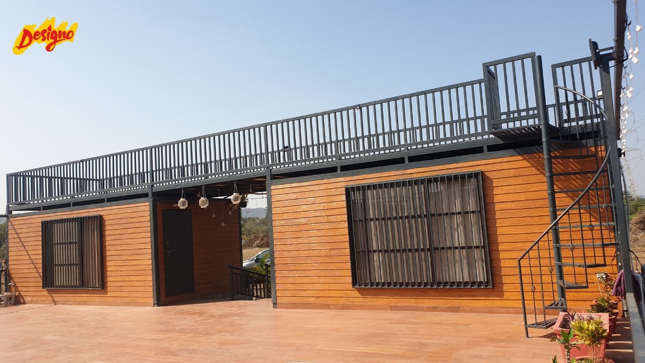 Unique Farmhouse In A Shipping Container | Container Homes | Part 1 | Designo Creation