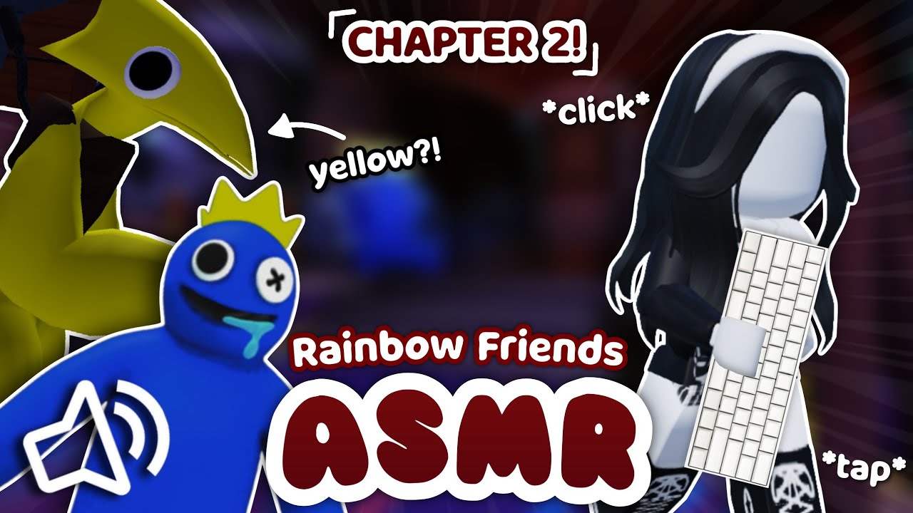 Roblox RAINBOW FRIENDS (CHAPTER 2), but with ASMR! *VERY CLICKY!*