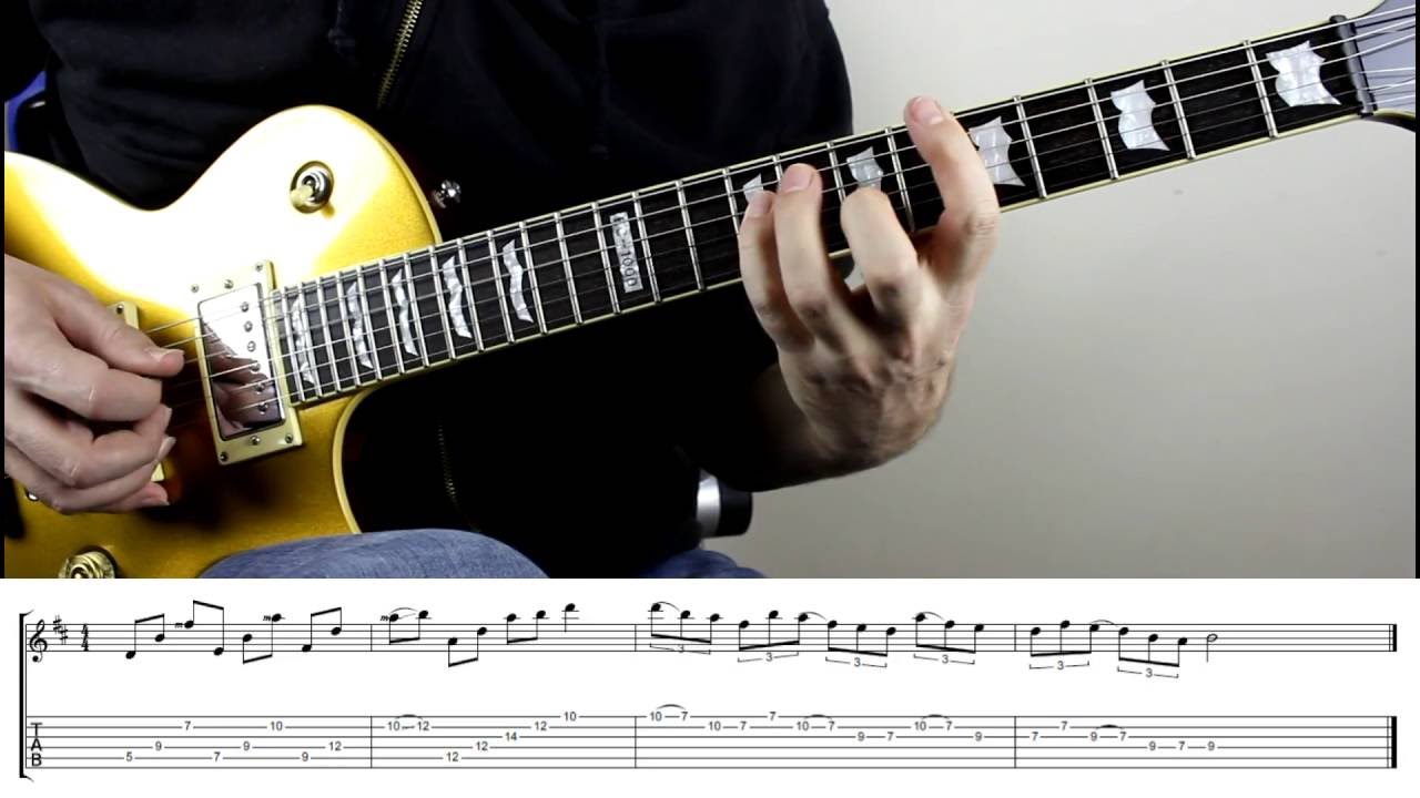 Eric Johnson style lick lesson with TAB