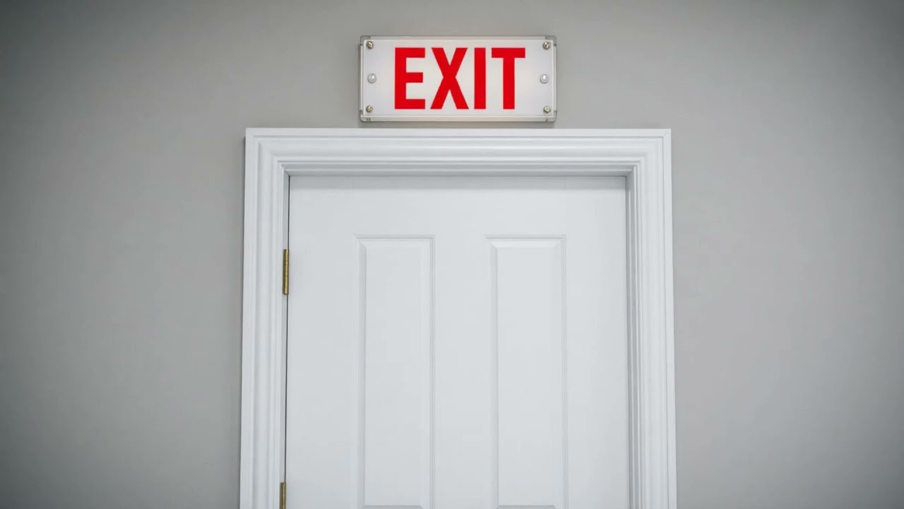 Exit Door Sign