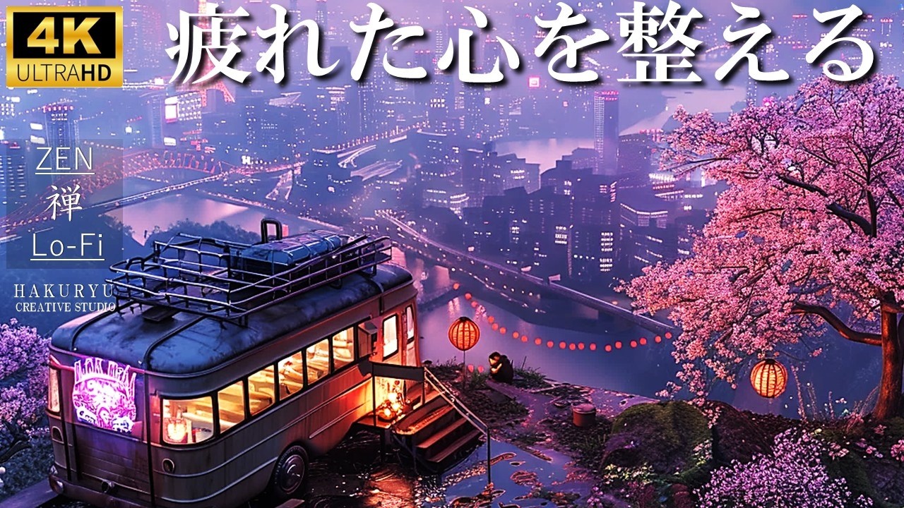 Cozy Tokyo Night | DEEP FOCUS - Anxiety Relief | Lofi-ZEN [Chill / Study / Work] 4K