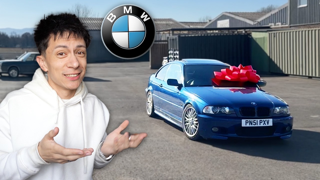 Surprising Previous Owner with his Restored BMW E46!!!