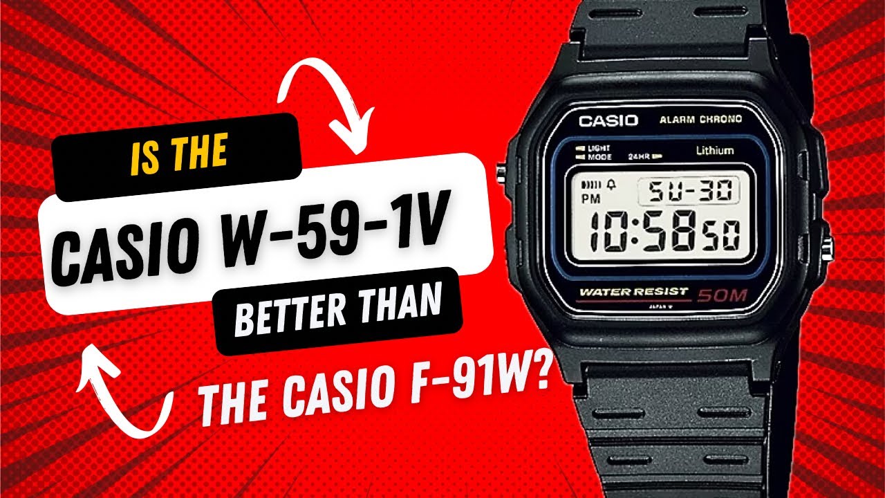 Casio W-59-1V: убийца F-91W? #w59 #W591v