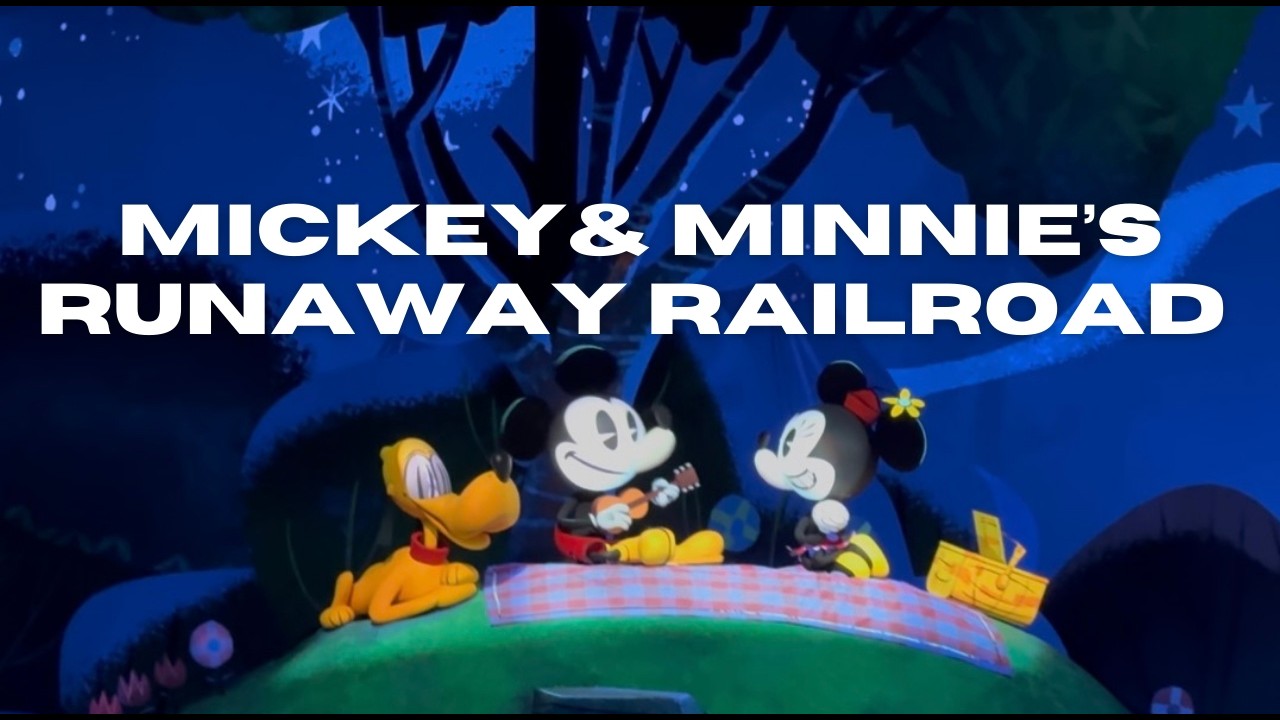 All Aboard the Zaniest Ride in the Park: Mickey & Minnie’s Runaway Railway! #disney 