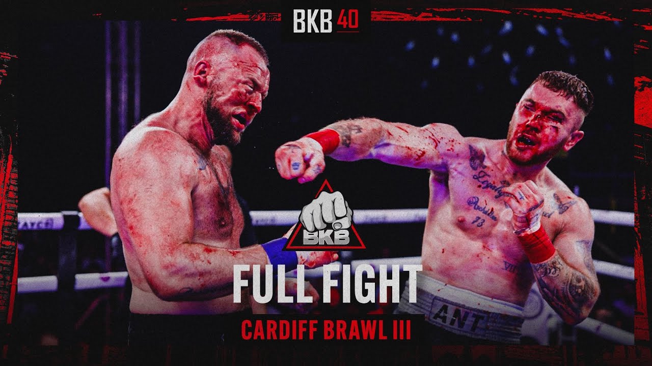 Полный бой Bare Knuckle | Энтони Скотфорд против Аарона Эштона | BKB 40 - Cardiff Brawl III
