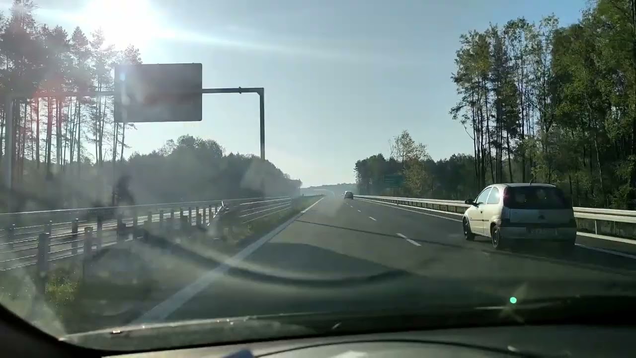 Przejazd nowo otwartym odcinkiem obwodnicy Poręby i Zawiercia