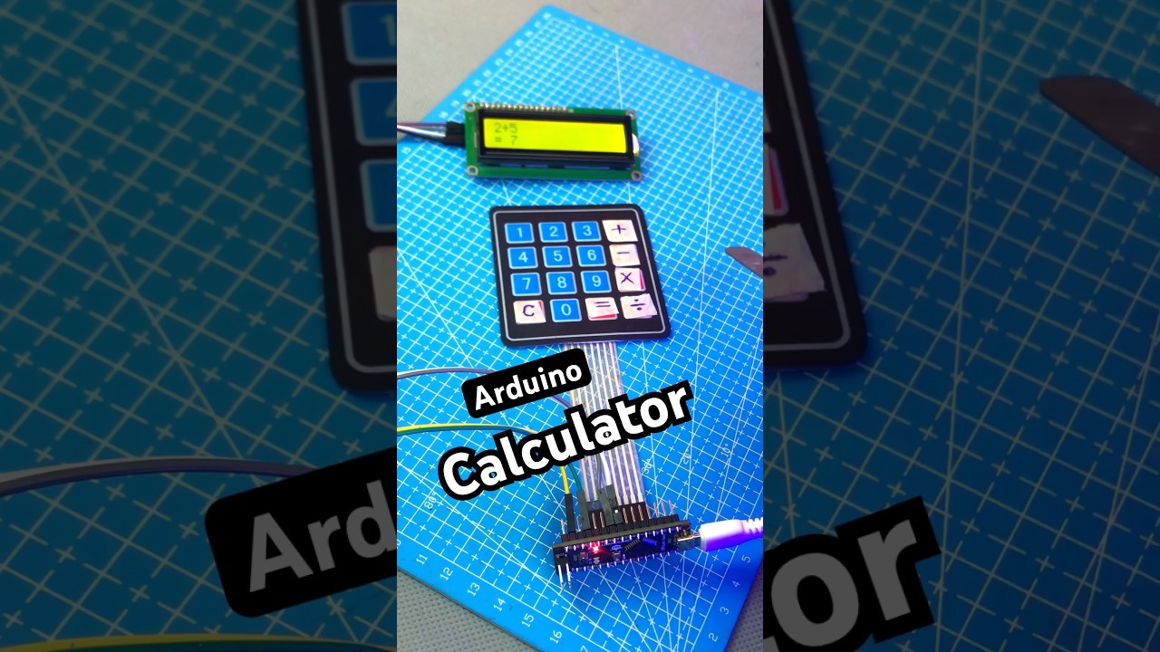 Turn a Keypad into a Calculator #arduino #arduinoproject #shorts