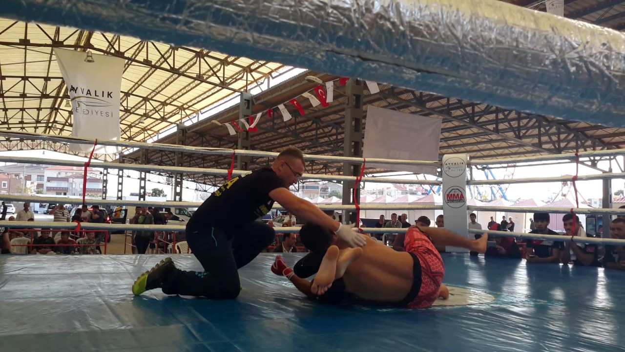 Kerim Keleş(Blue corner) vs Ahmad Aslanov (Red corner) Light-weight  TURKEY MMA CUP