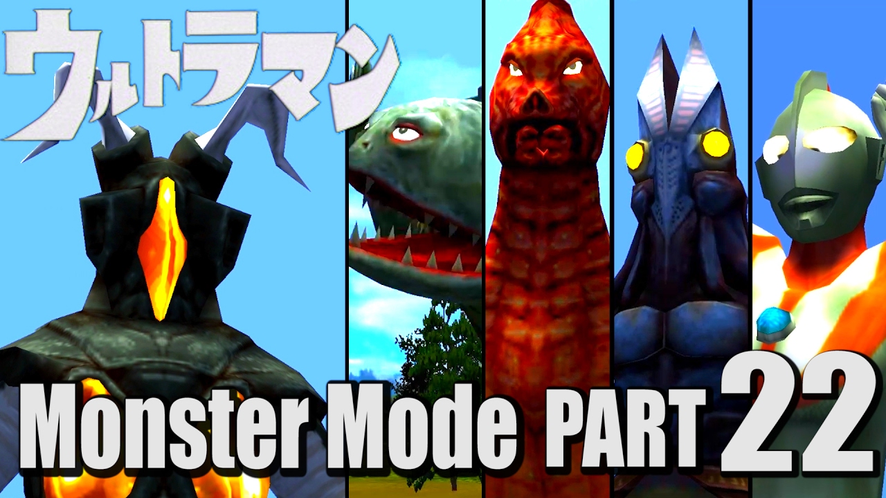 ULTRAMAN PS2 GAME - Monster Mode Part 22 - Zetton ( 1080P HD 60fps )