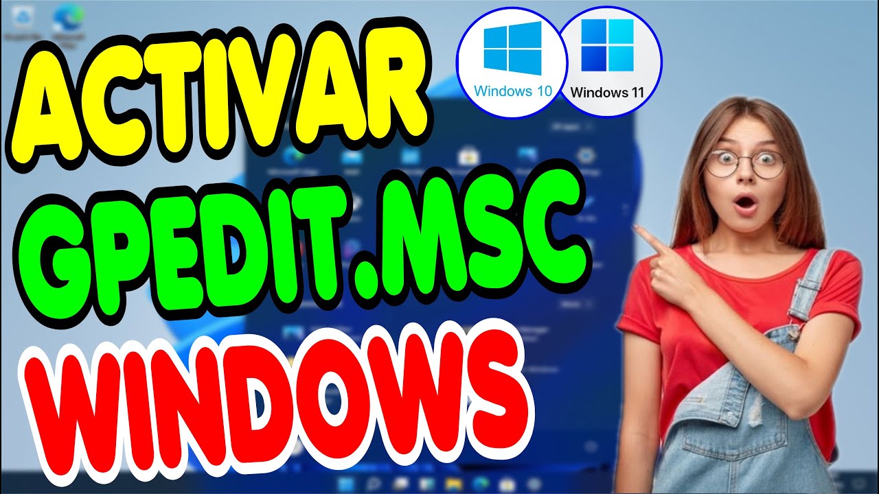 Como ACTIVAR GPEDIT.MSC en WINDOWS 10 y 11 método seguro ✅