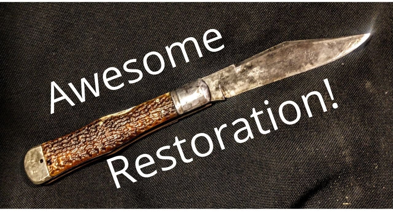 Vintage Rusty Pocket Knife Restoration