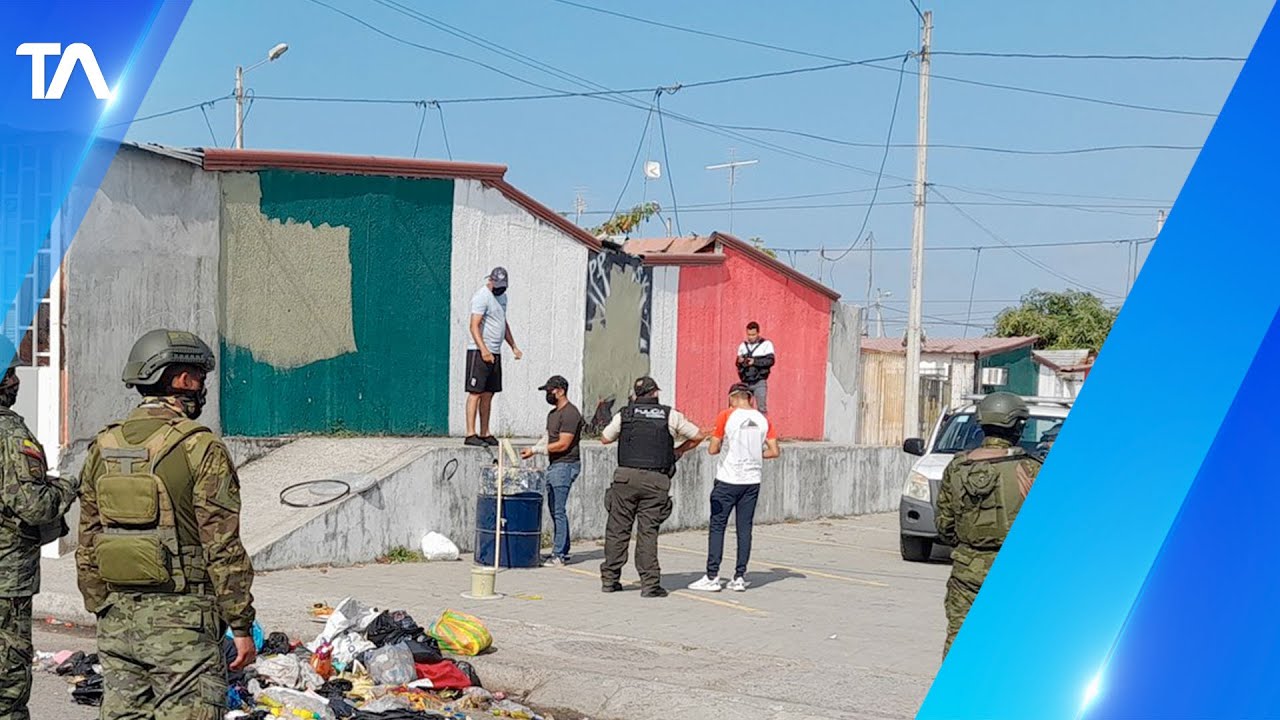 Policías y militares intervinieron Socio Vivienda 2, noroeste de Guayaquil