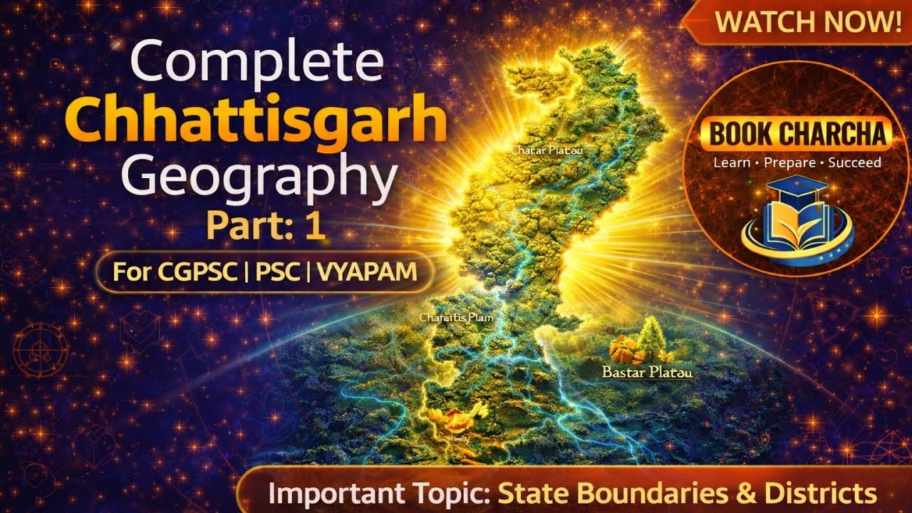 Chhattisgarh Geography Complete CGPSC PSC Vyapam ke Liye Most Important Geography  छत्तीसगढ़ भूगोल