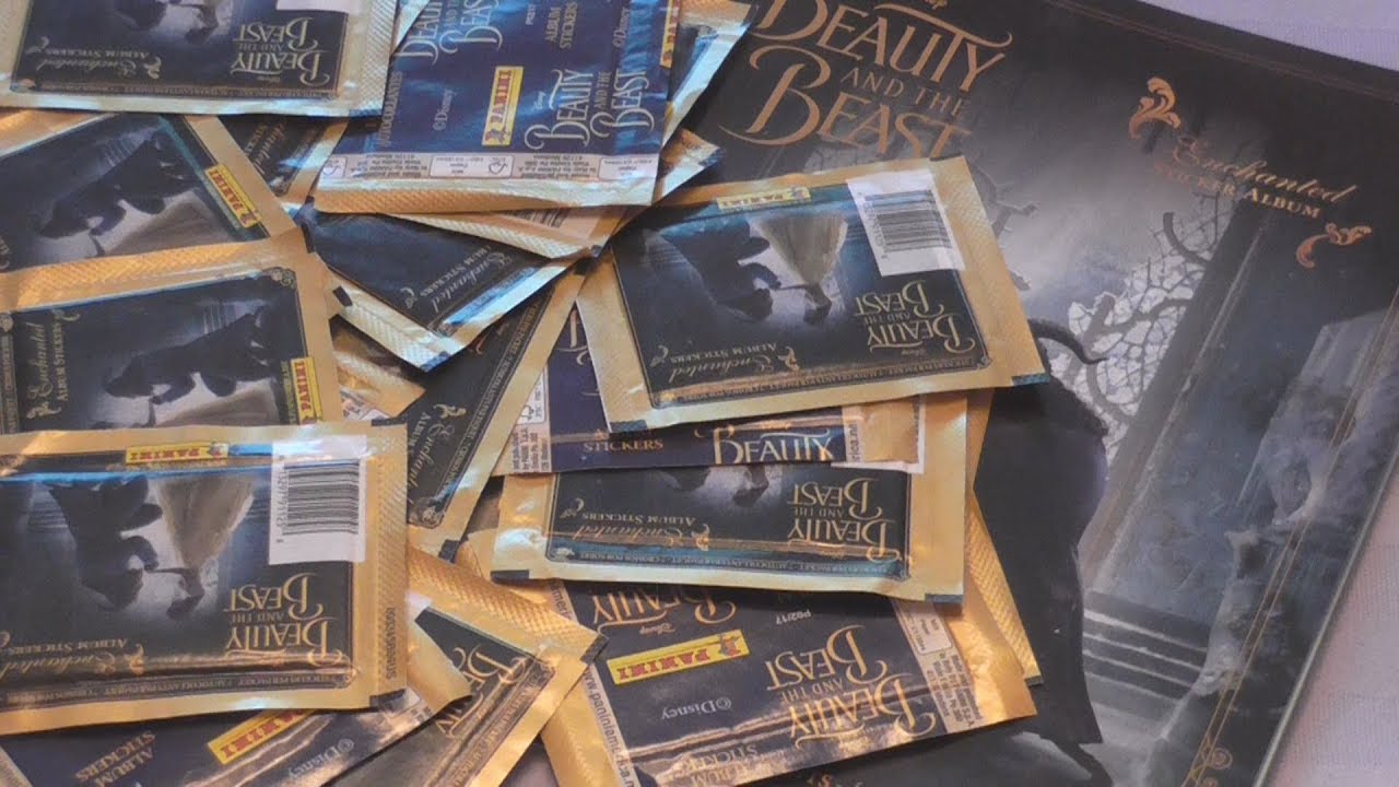 Opening & Putting Together Beauty & The Beast Live Action Panini Sticker Book!