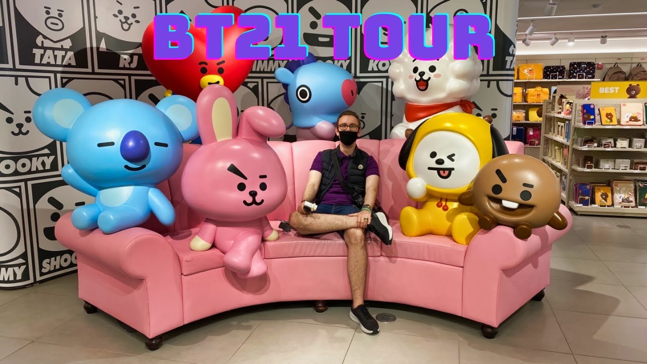 💜 BT21 Tour at Line Friends Flagship Store Gangnam | Seoul, Korea 💜