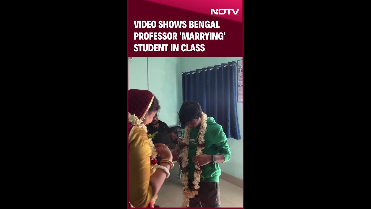 West Bengal News | Video Shows Bengal Professor 'Marrying' Student In Class. Not Real, She Says