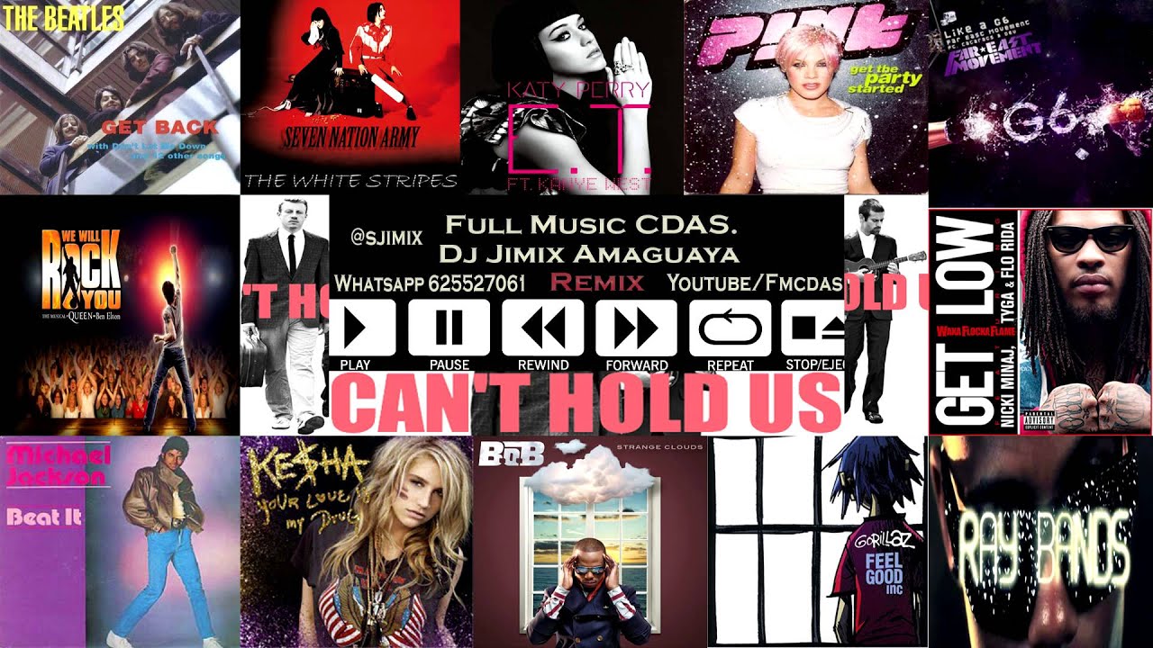 Ryan Lewis, Macklemore   Can't hold us Remix Mashup Dj Jimix A  FMCDAS