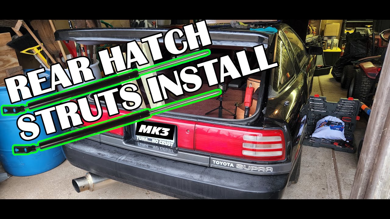 Installing Rear Hatch Struts on a 1990 MK3 Supra
