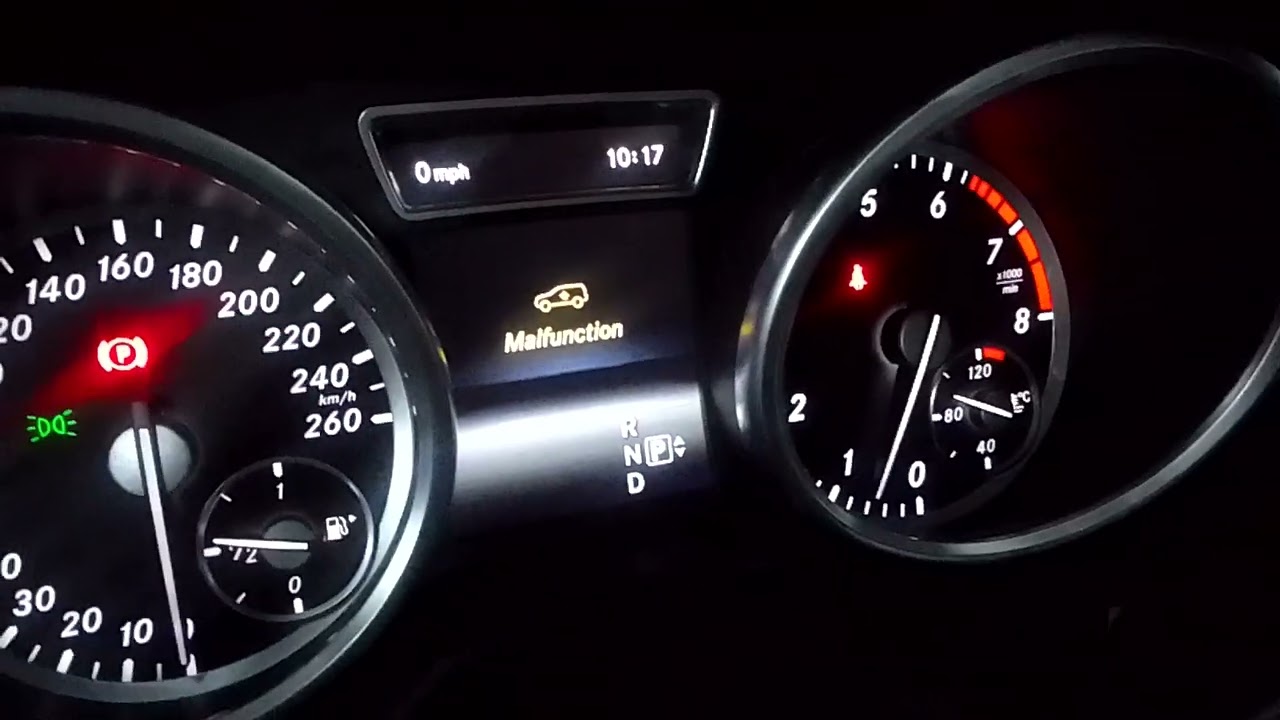 mercedes GL500 air suspension calibration