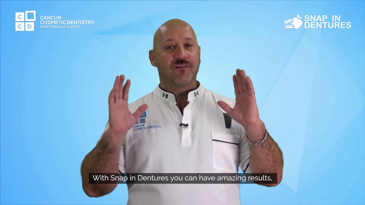 Snap in Dentures, a mini implant full mouth restoration solution