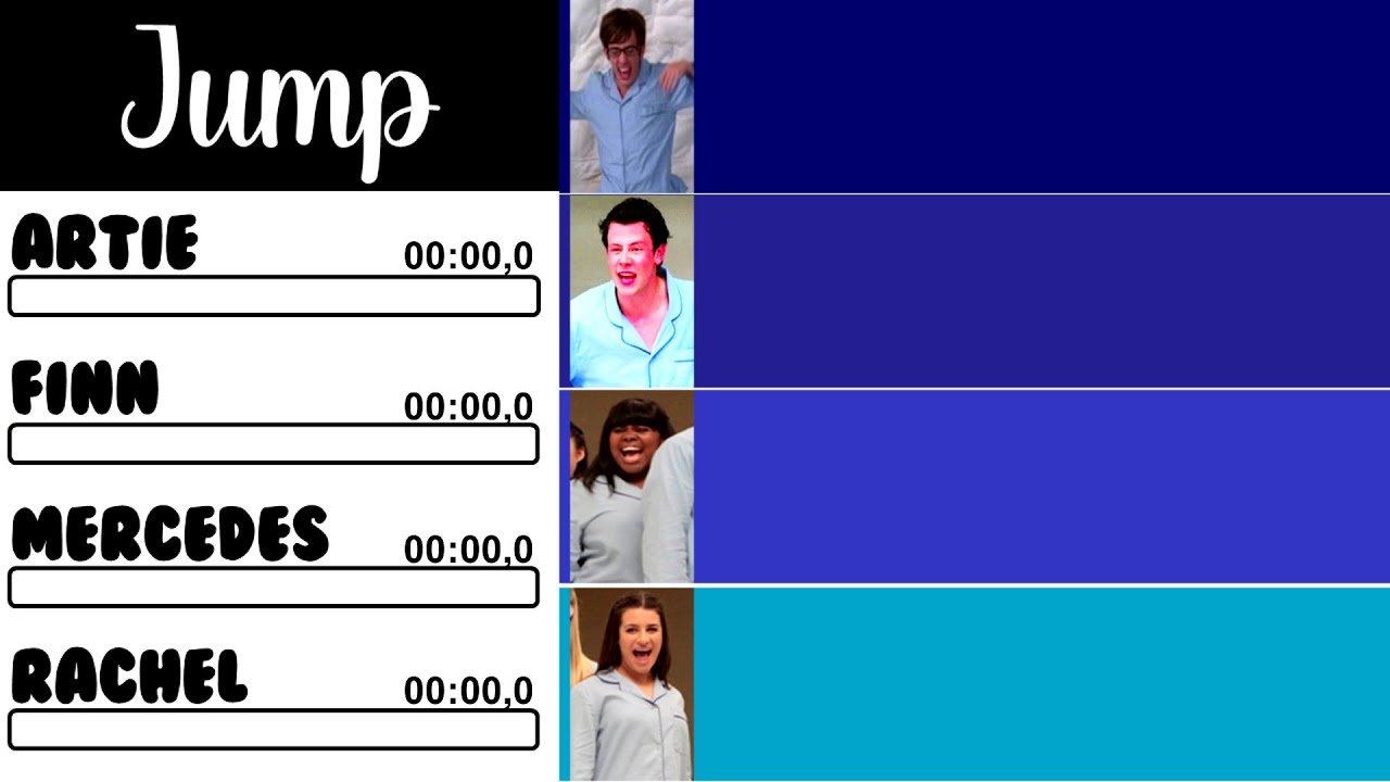 Glee - Jump | Line Distribution + Lyrics