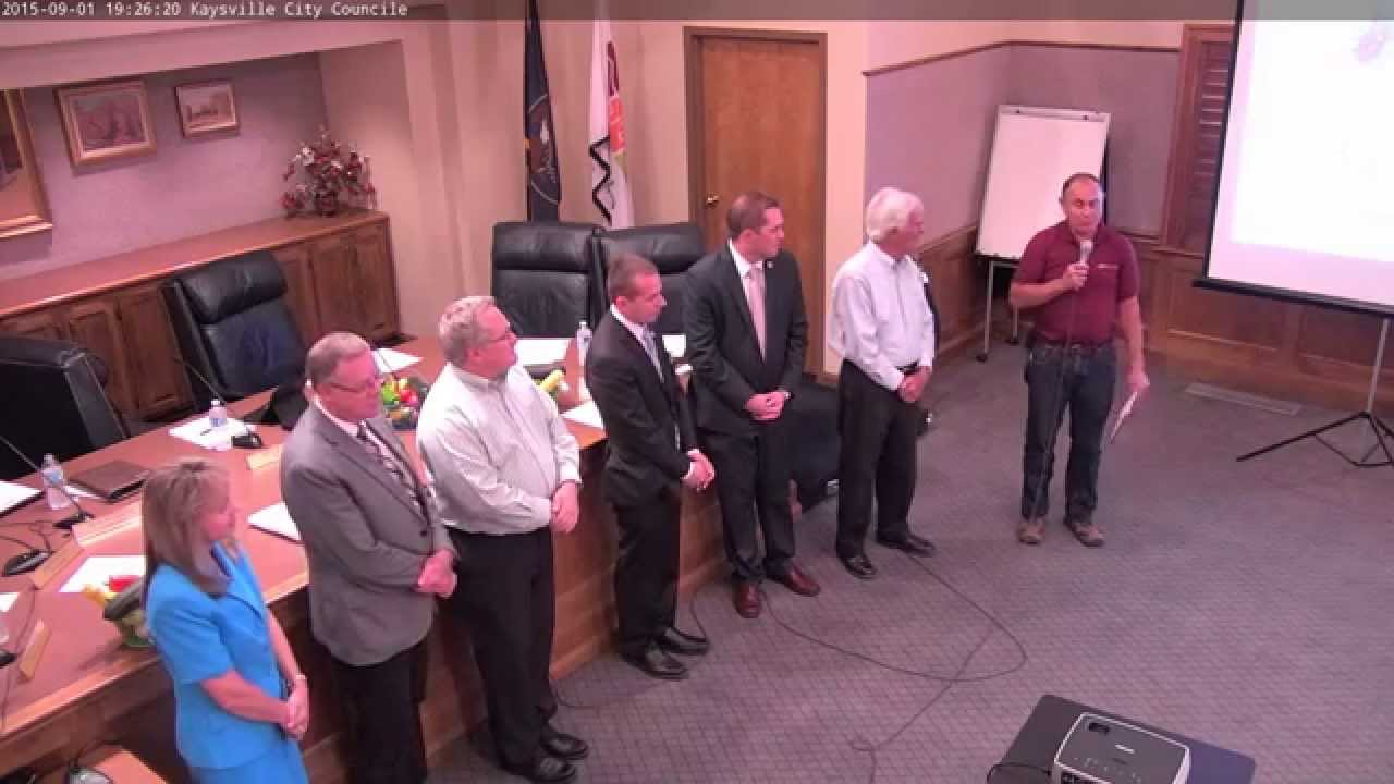 Kaysville City Council Meeting 9/1/2015