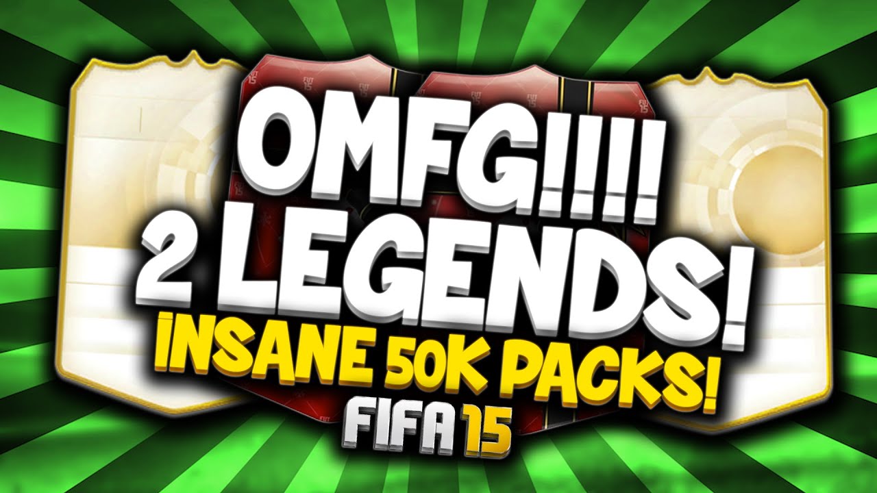 OMFG!!! 2 LEGENDS IN 1 PACK OPENING! MY BEST PACK OPENING EVER! | FIFA 15 Ultimate Team