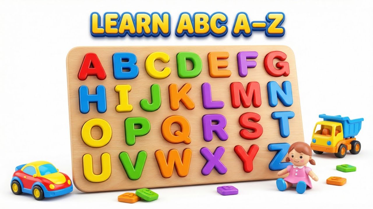 ABC A to Z Learning for Kids | Step by Step Alphabet Training | Preschool ABC Video
