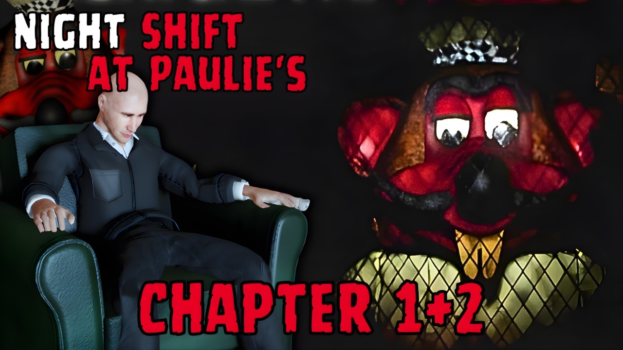 Night Shift at Paulie's - Chapter 1+2 - Full Game Walkthrough & Ending - Roblox