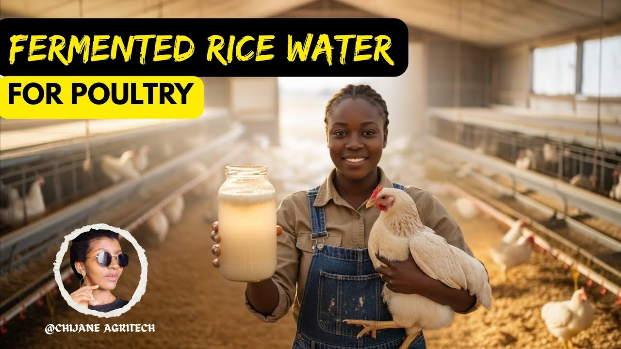Do not Throw Away Your Rice Water! The Secret Poultry Growth Booster #poultryfarming #chickengrowth