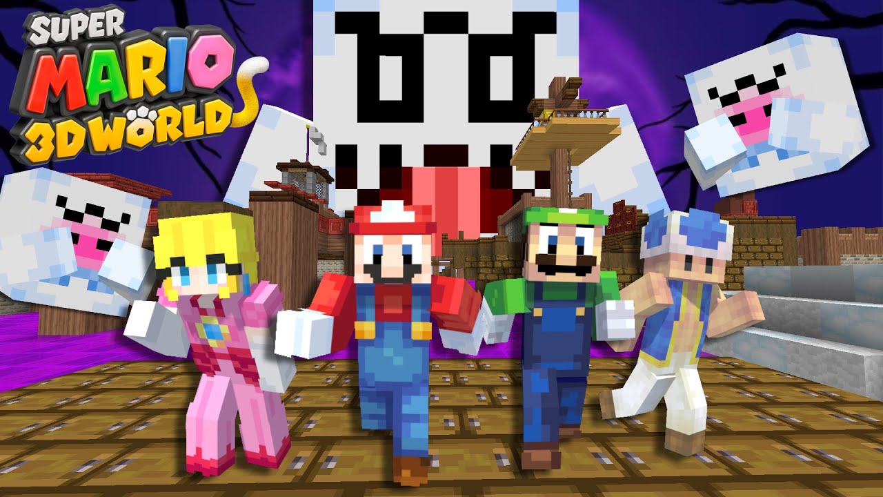 Minecraft Super Mario 3D World | SPOOKY SEASICK WRECK! [279]