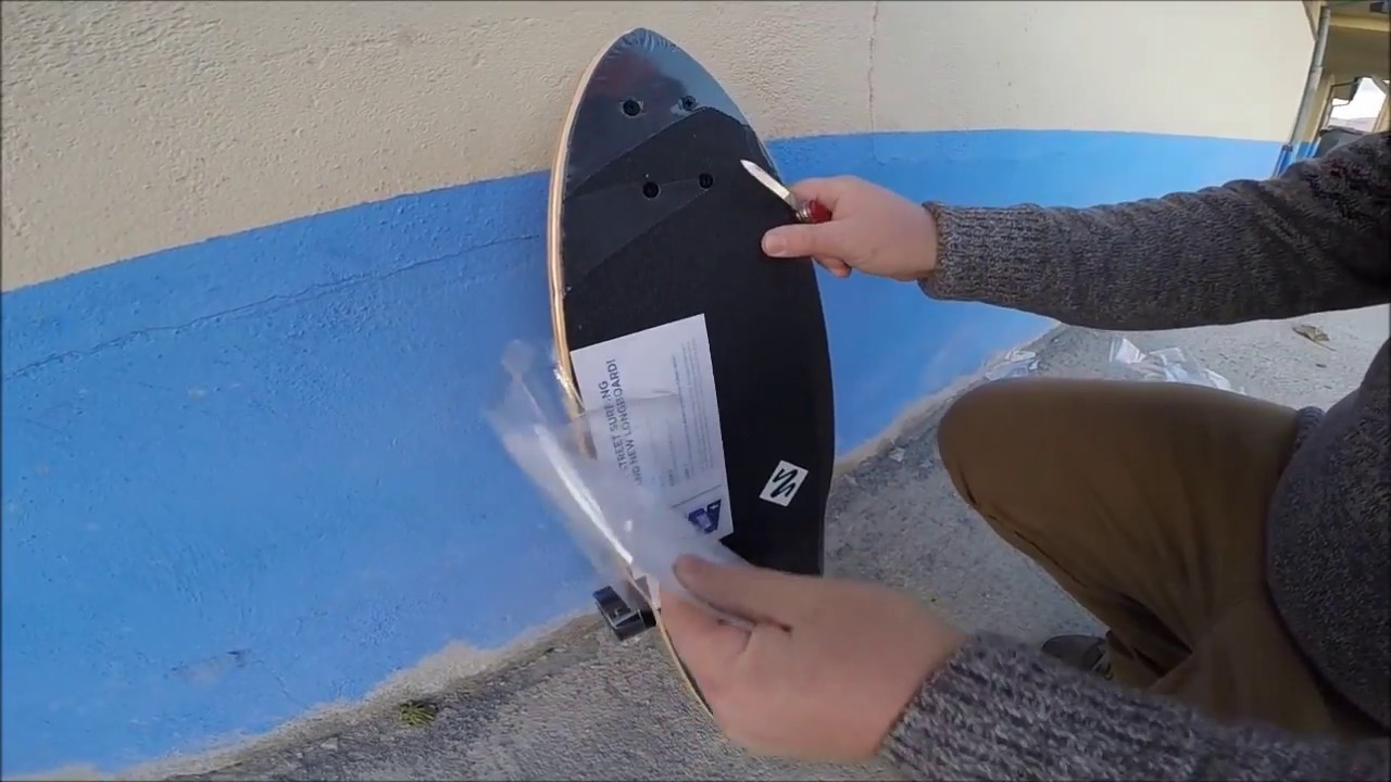 shark attack longboard waveboard unboxing and first rides