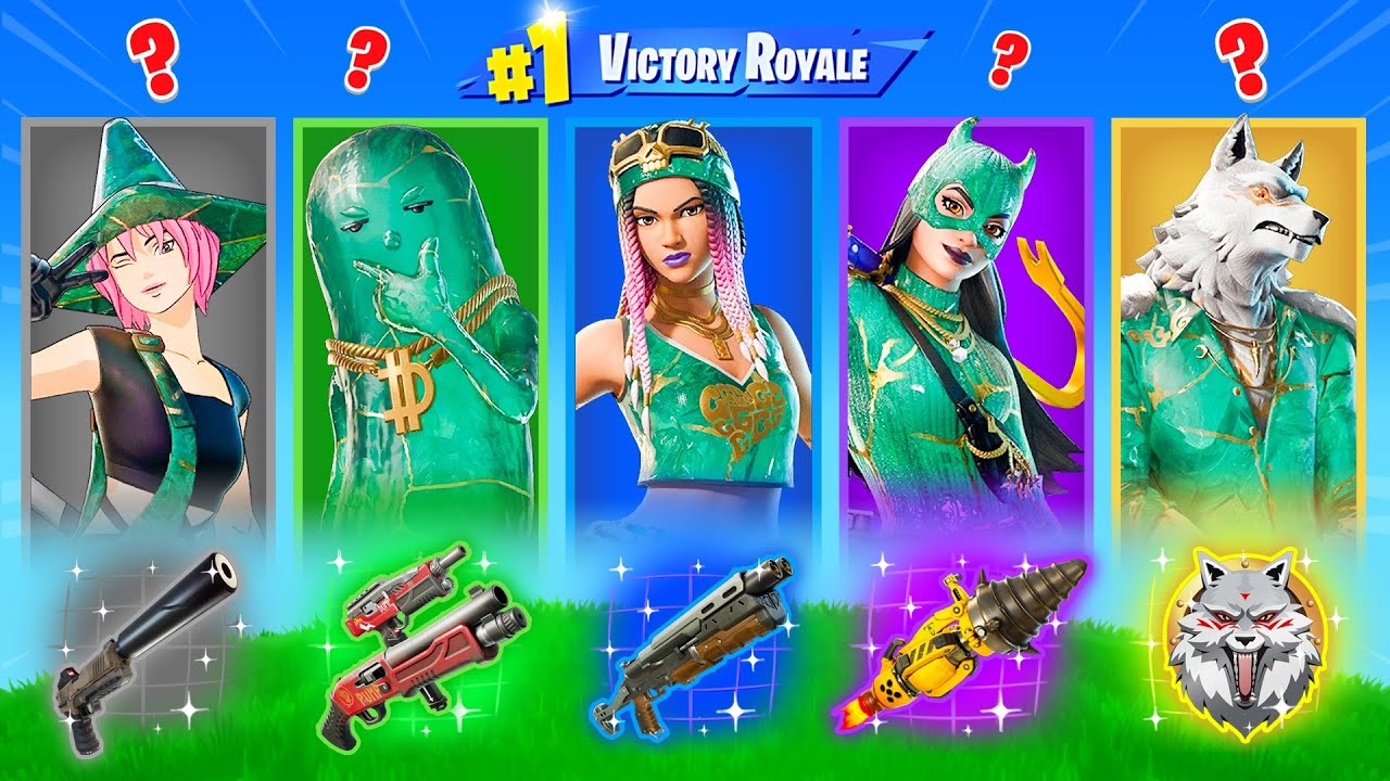 LOSOWY SKIN ZIELEŃ MARMURU w FORTNITE