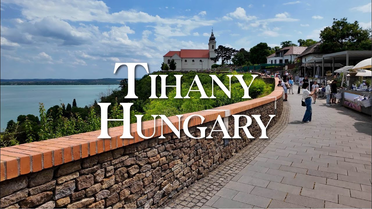 Tihany Abbey Walk – Historic Hilltop Views, Hungary 🇭🇺 (No Talking)