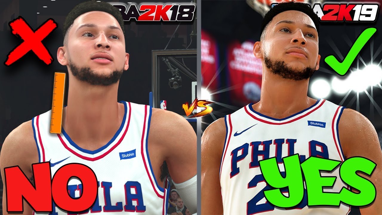 NBA 2K18 vs 2K19 GRAPHICS Comparison - LeBron James, Ben Simmons, Jayson Tatum & More
