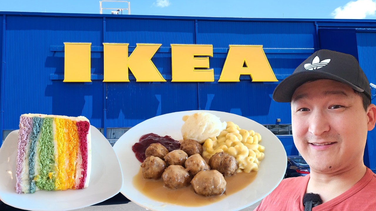Trying Food at IKEA! Delicious or Just CHEAP?