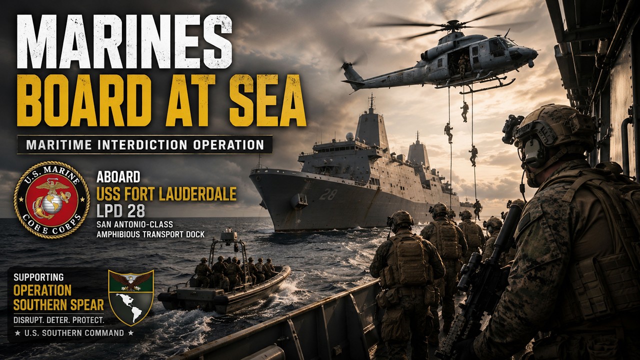 Marines Rehearse Maritime Interdiction Operation Aboard USS Fort Lauderdale