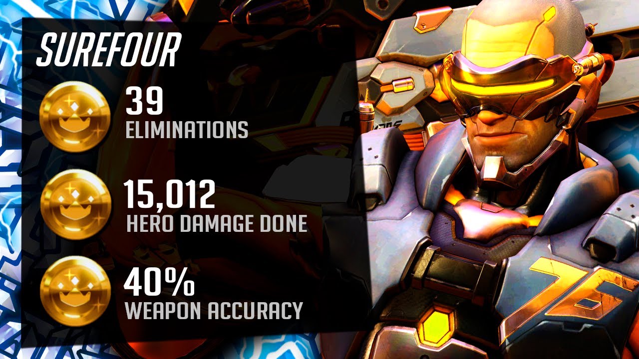 Top 500 DPS Main Soldier 76 - Surefour! [ Overwatch Season 30 ]