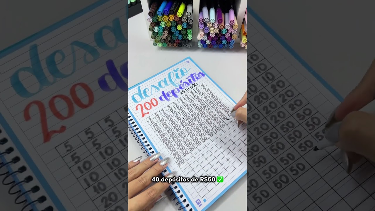 Desafio 200 dep&oacute;sitos para juntar R$10mil #dicasdanewjudge #dicasnewjudge