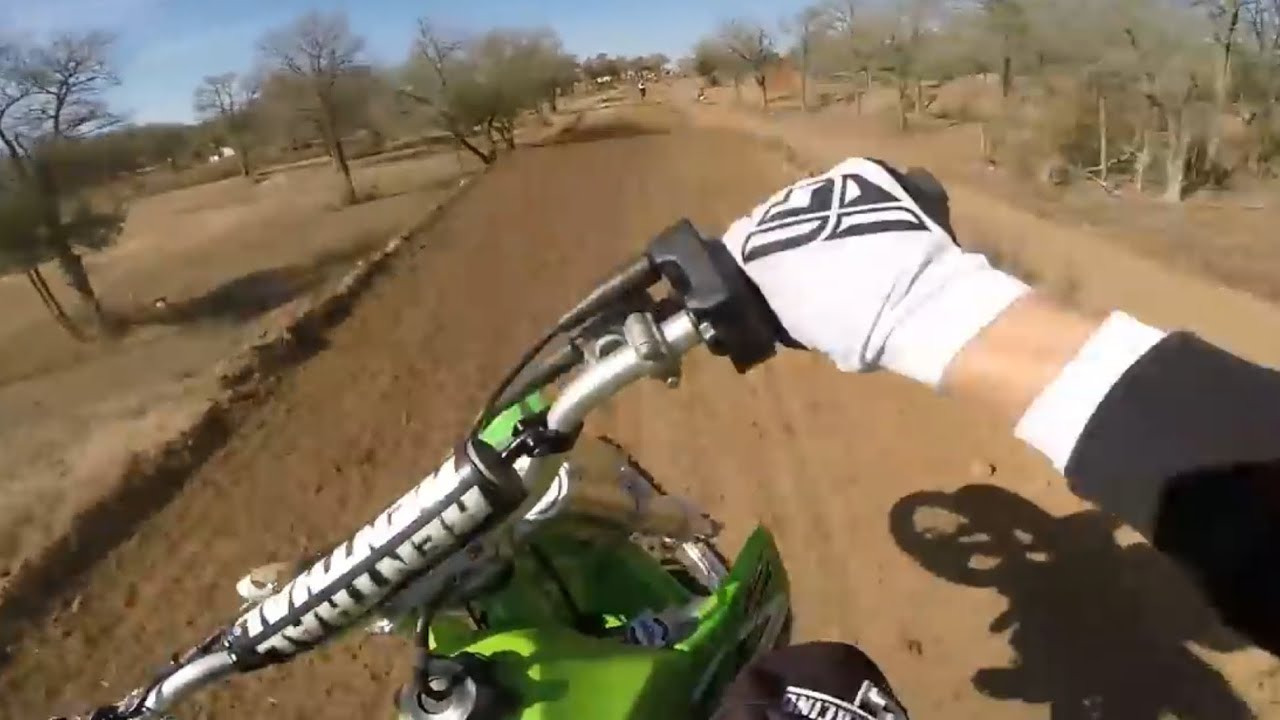 Kawasaki KX500 2 Stroke First Ride On a Track - Too Much Power?