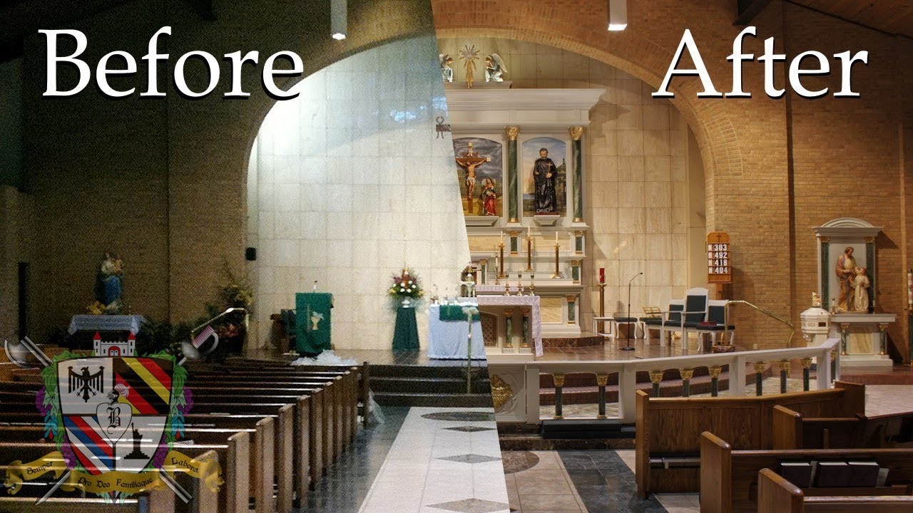 Refurnishing Our Lady of Prompt Succor Church