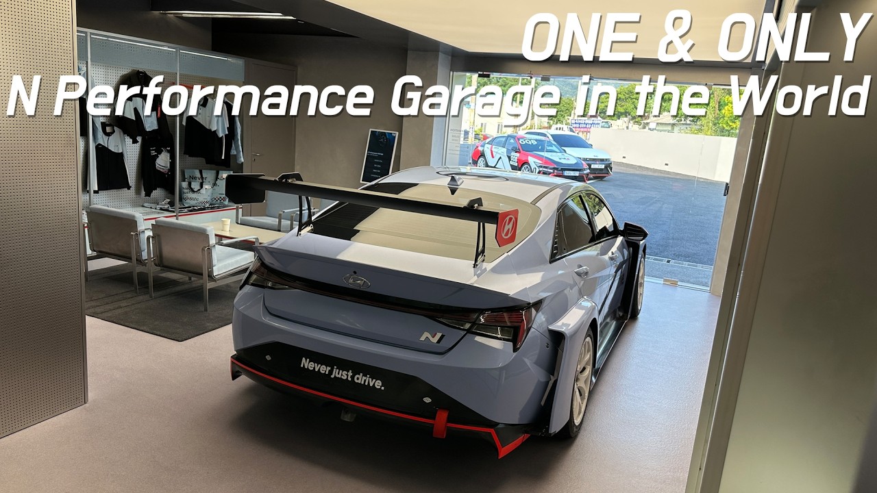 Секретное логово Hyundai N: внутри эксклюзивного корейского гаража N Performance (магазин KDM!)