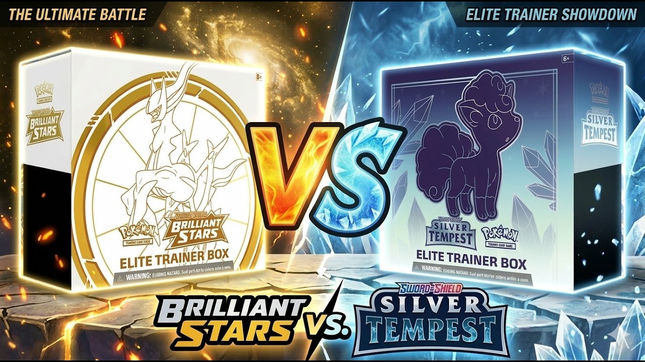 Pokemon TCG - Battle #6 - Silver Tempest ETB vs Brilliant Stars ETB