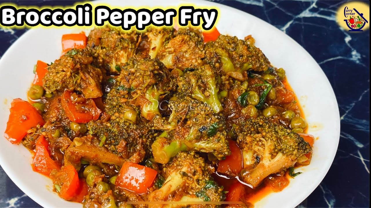 Broccoli Pepper Fry 🥦|Broccoli Sabji |Simple Broccoli Recipe|Healthy SideDish for Rice & Chapathi
