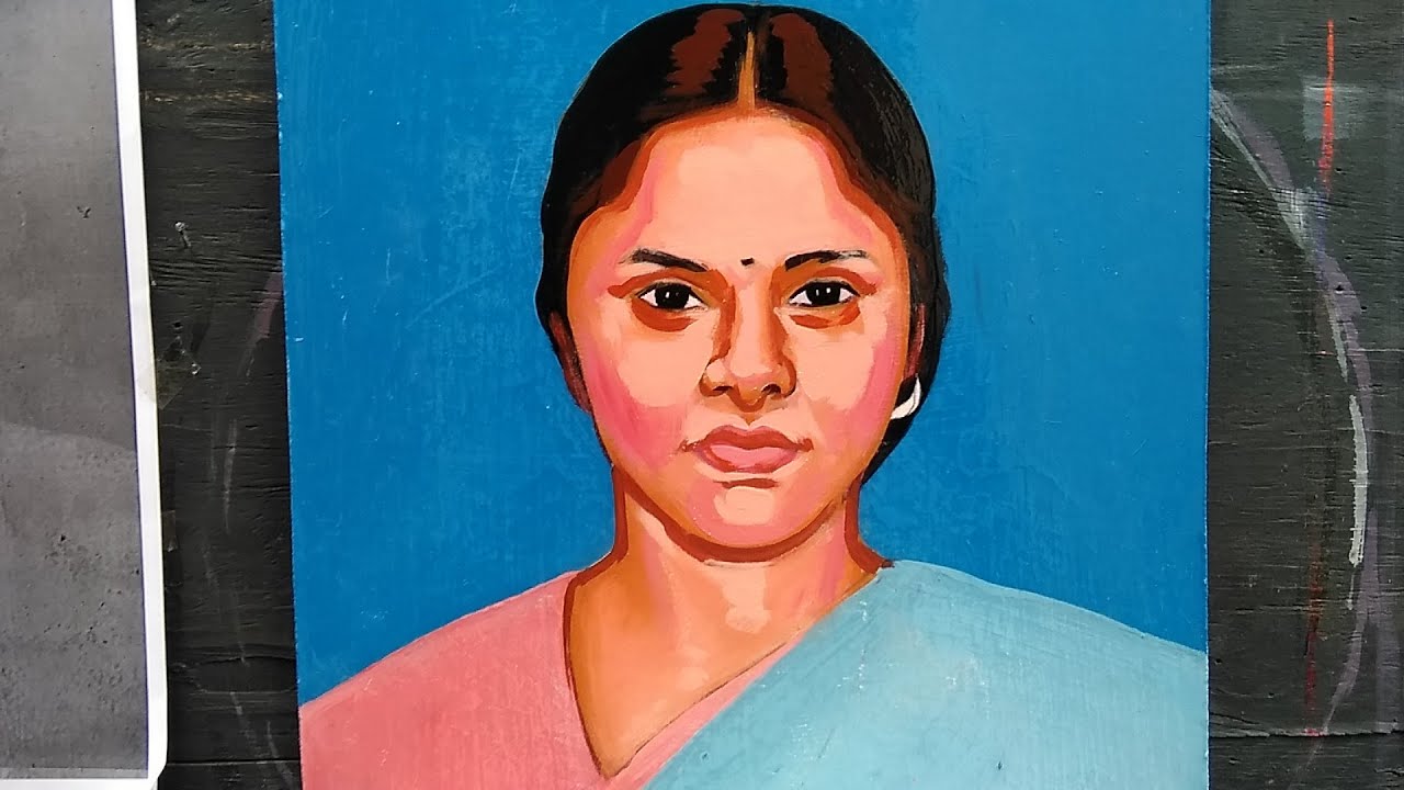 Black and White Photo to Colour | howtopaint series | enamel painting |@balajarts
