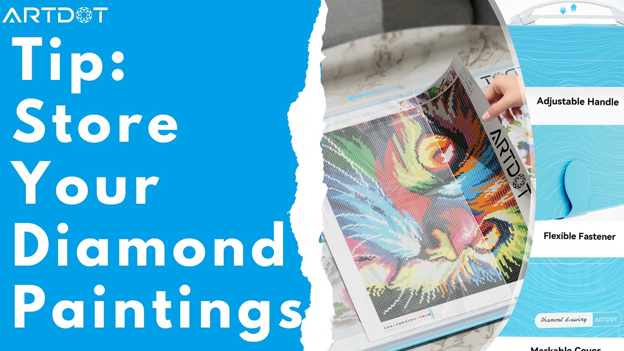 Try This Canvas Storage Album! You Deserve A Good Partner for Your Diamond Paintings.